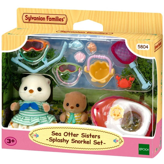 Slyvanian Families - Splashy Snorkel Set - Sea Otter Sisters