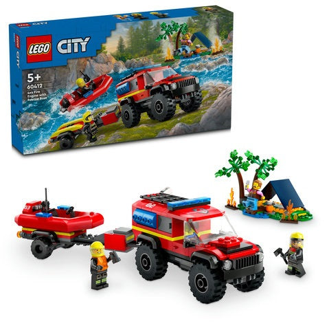LEGO City - Fire Truck with Rescue Boat (60412)