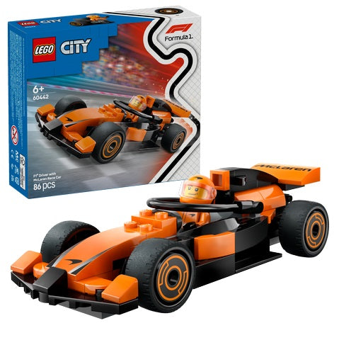 Lego City - F1 Driver with McLaren Race Car (60442)