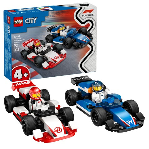 Lego City - F1 Williams Racing & Haas F1 Race Cars (60464)