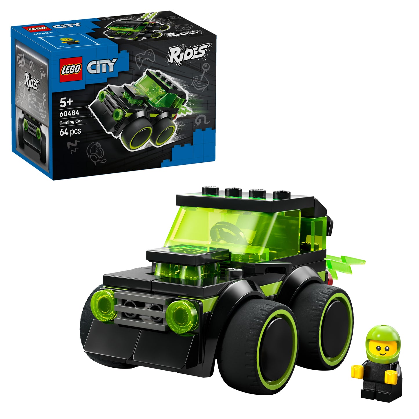 LEGO City Rides - Gaming Race Car (60484)