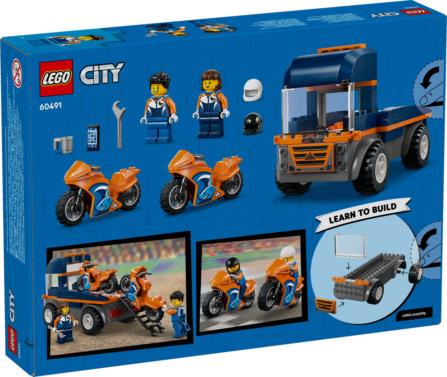 LEGO City - Motorcycle Transporter (60491)