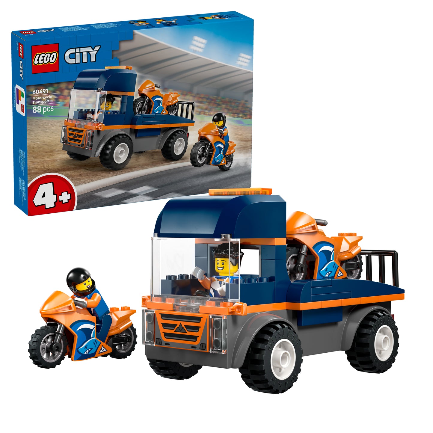 LEGO City - Motorcycle Transporter (60491)