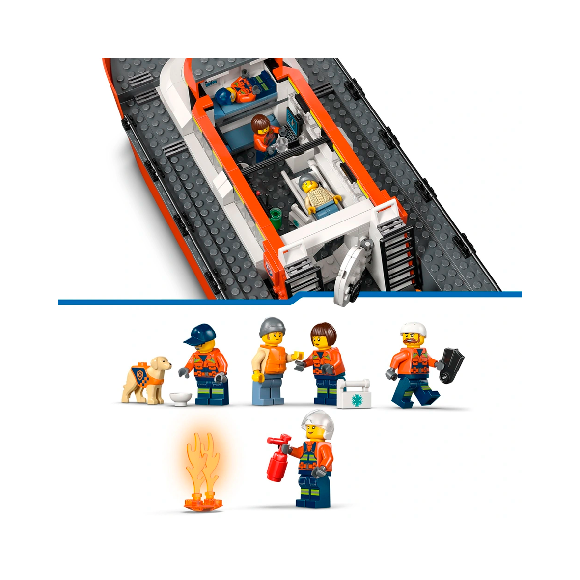 LEGO City - Coast Guard Rescue Boat & Helicopter Set (60504)