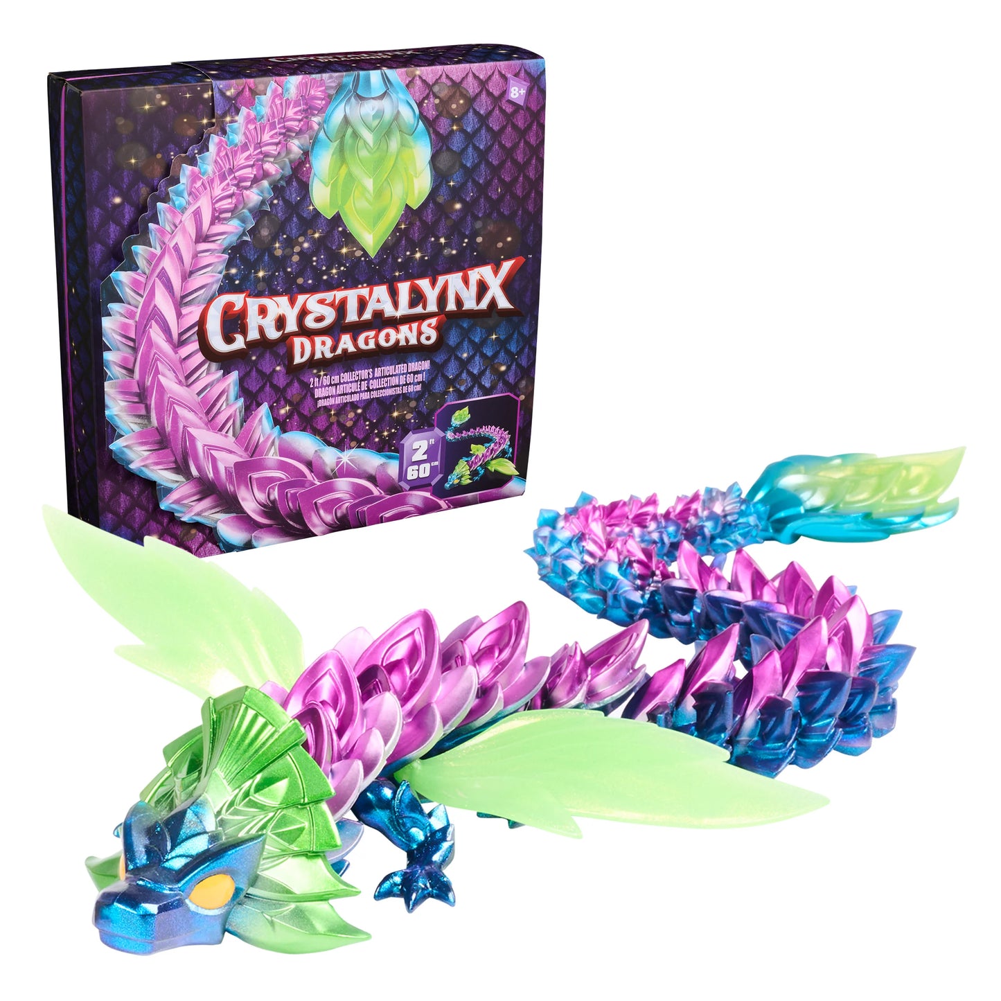 Crystalynx Dragons - 60 cm (Assorted)