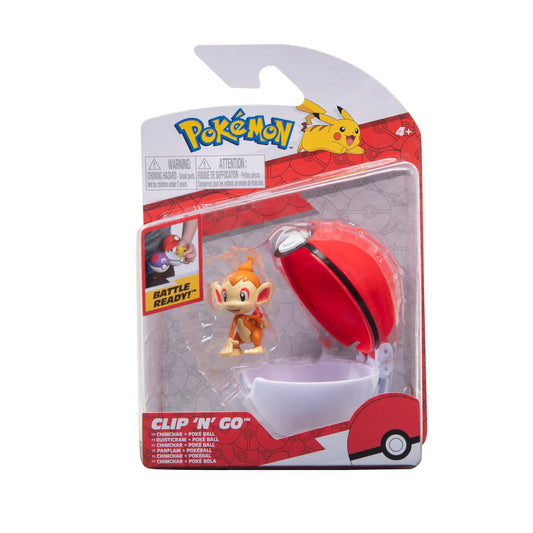Pokemon Clip N Go - Chimchar & Pokeball