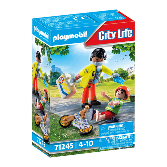 Playmobil City Life - Paramedic With Patient (71245)