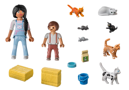 Playmobil Country - Cat Family