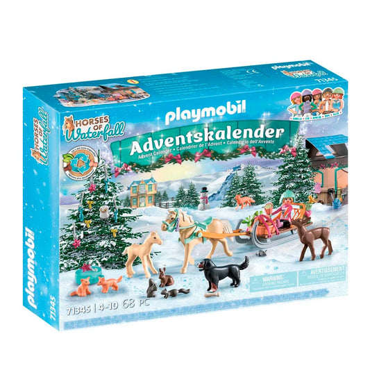 Playmobil Advent Calendar Horses - Christmas Sleigh Ride (71345)