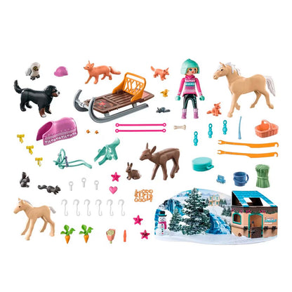 Playmobil Advent Calendar Horses - Christmas Sleigh Ride (71345)