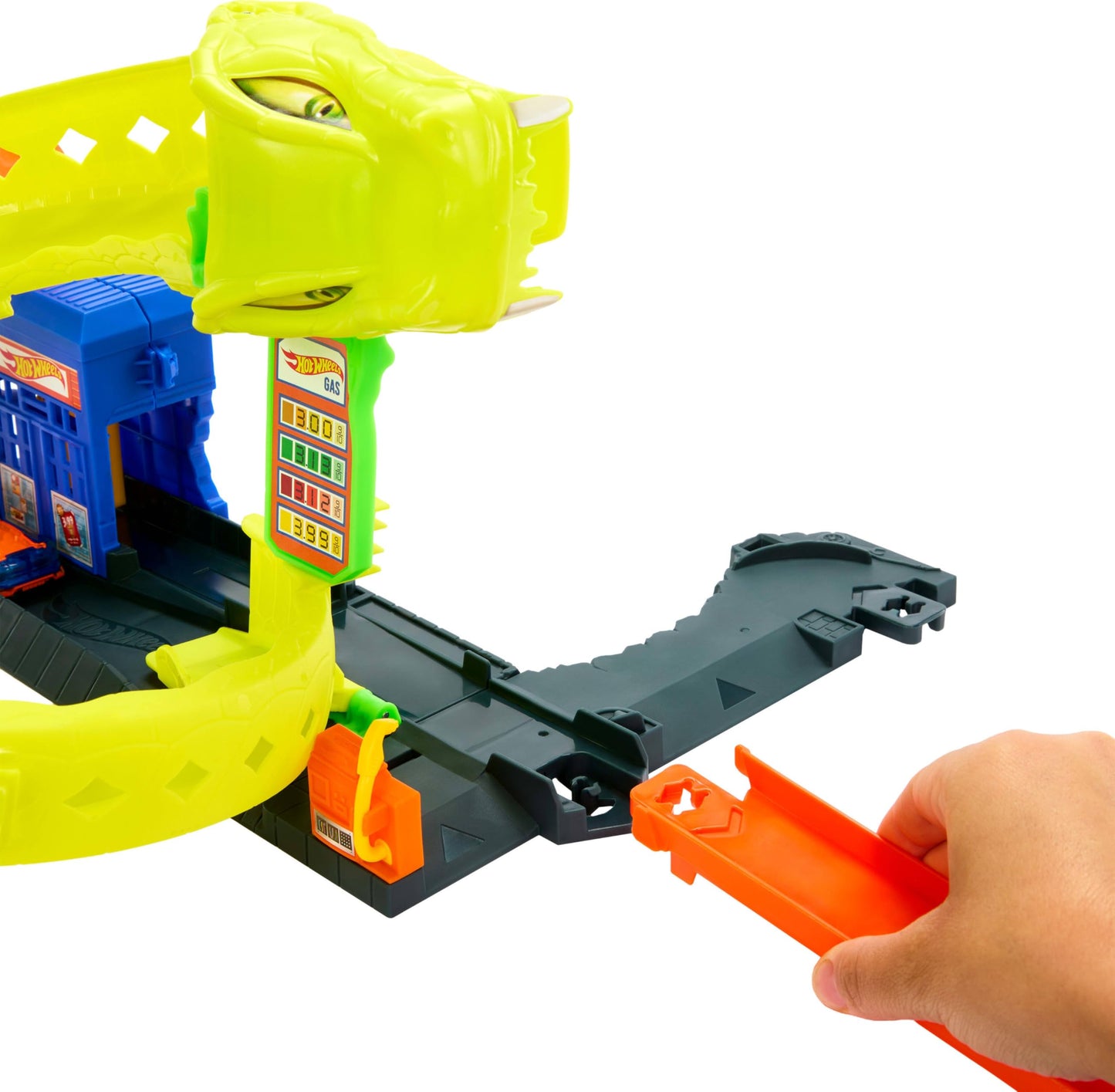 Hot Wheels - City Nemesis - Snake Spiral Attack Playset