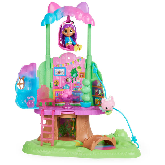 Gabby's Dollhouse - Queen Kitty Fairy's Garden Balcony Playset