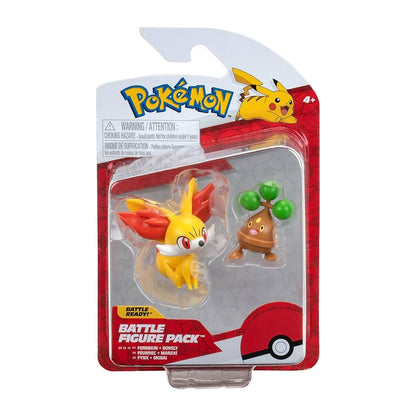 Pokemon Battle Figures - Bonsly & Fennekin