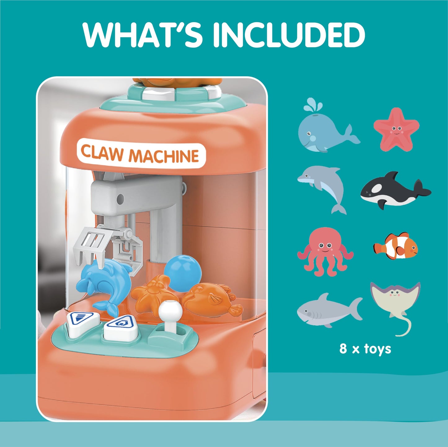 My Kawaii – Dolphin Mini Claw Machine