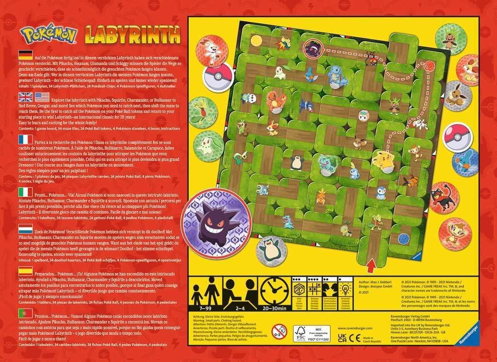 Pokemon Labyrinth - Gotta Catch ´em All! Board Game