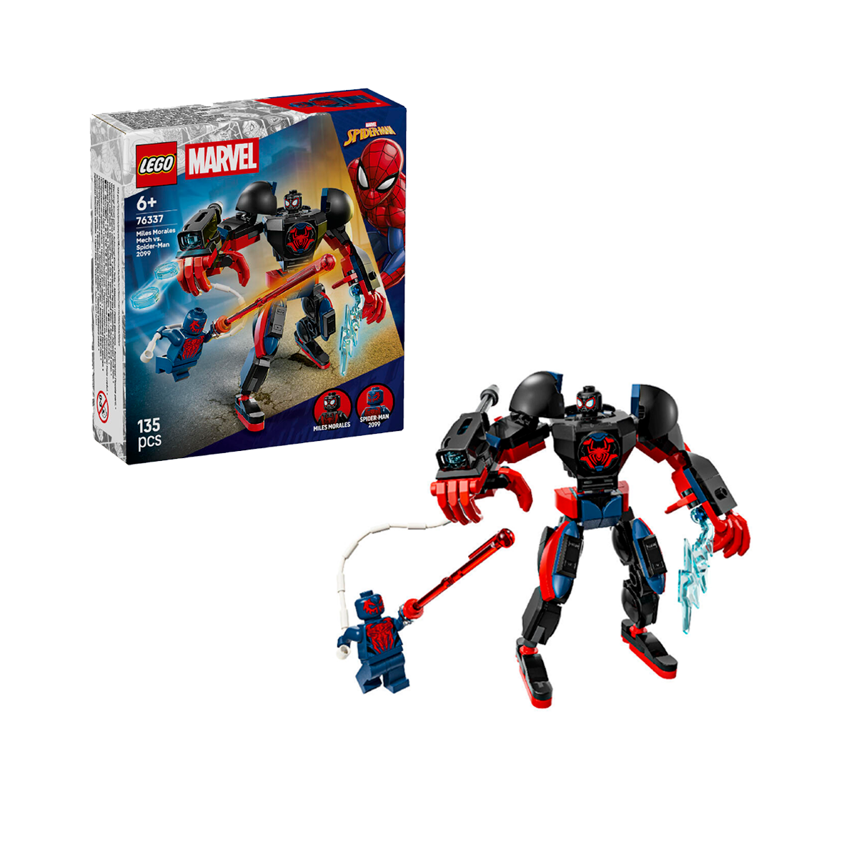 LEGO Marvel - Miles Morales Mecha VS Spider-Man 2099 (76337)