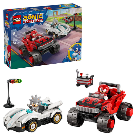 LEGO Sonic - Silver's Car VS Knuckles' Monster Truck (77118)