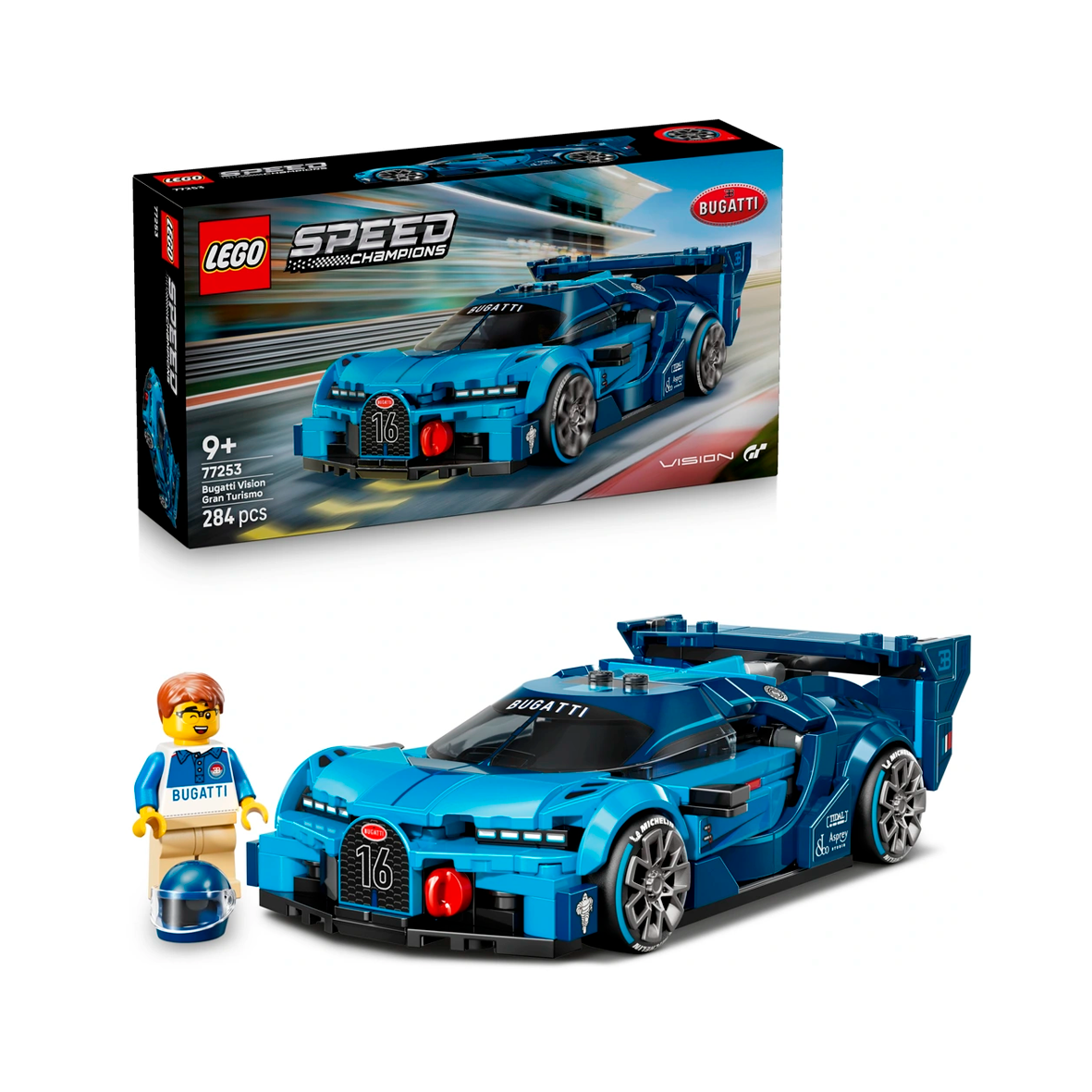 LEGO Speed Champions - Bugatti Vision GT Hyper Sports Car (77253)