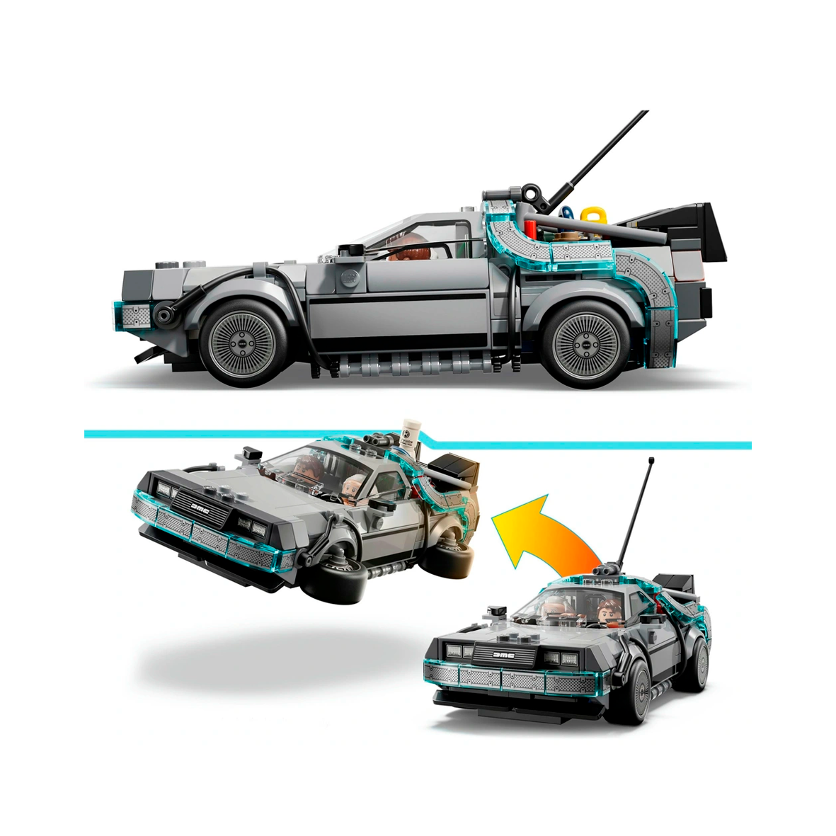 LEGO Speed Champions - Time Machine from Back to the Future (77256)