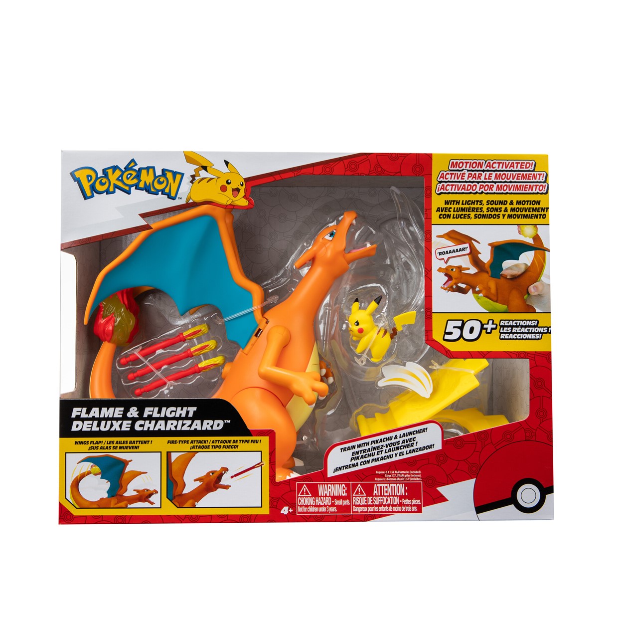 Pokemon - Flame & Flight Deluxe - Charizard with Pikachu