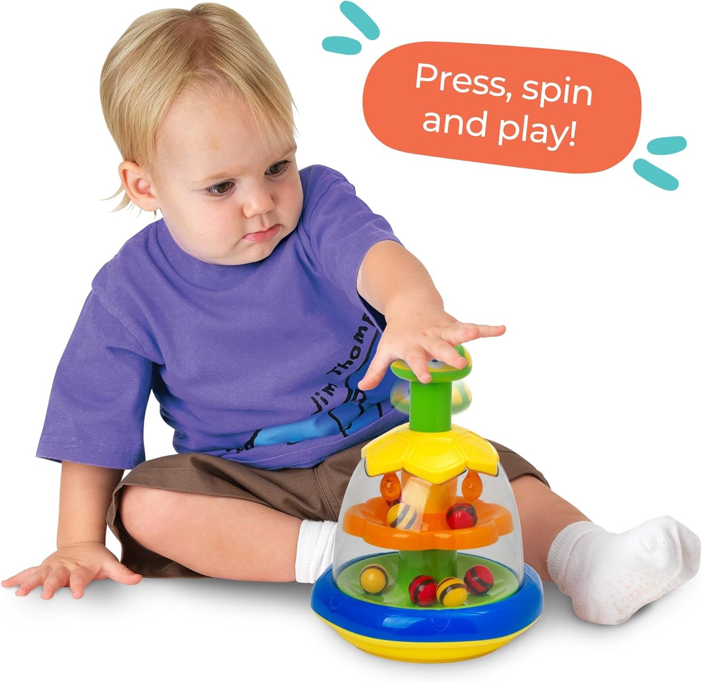John Adams | Play Tots - Busy Bees Spinning Top