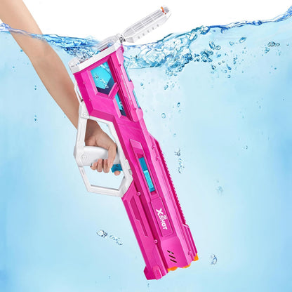 XShot Water Gun - Mega Pulse - Large Motor Soaker - Pink Skin