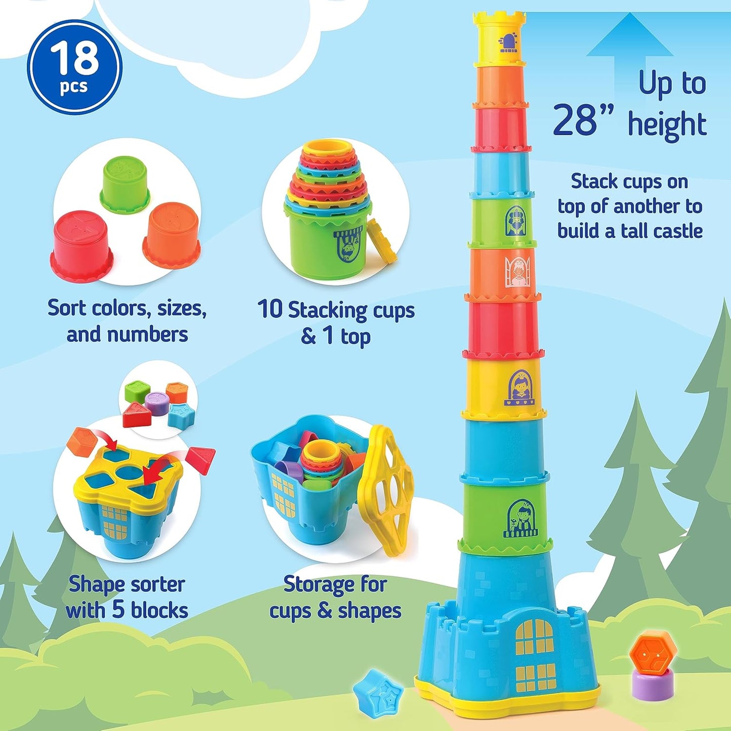 Castle Nesting Stacker