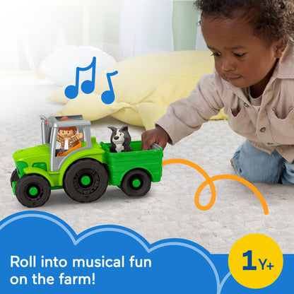 Fisher Price - Little People - Push and Play Tractor