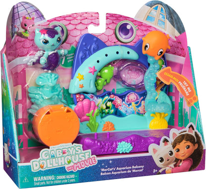 Gabby's Dollhouse - The Movie Aquarium Balcony Playset