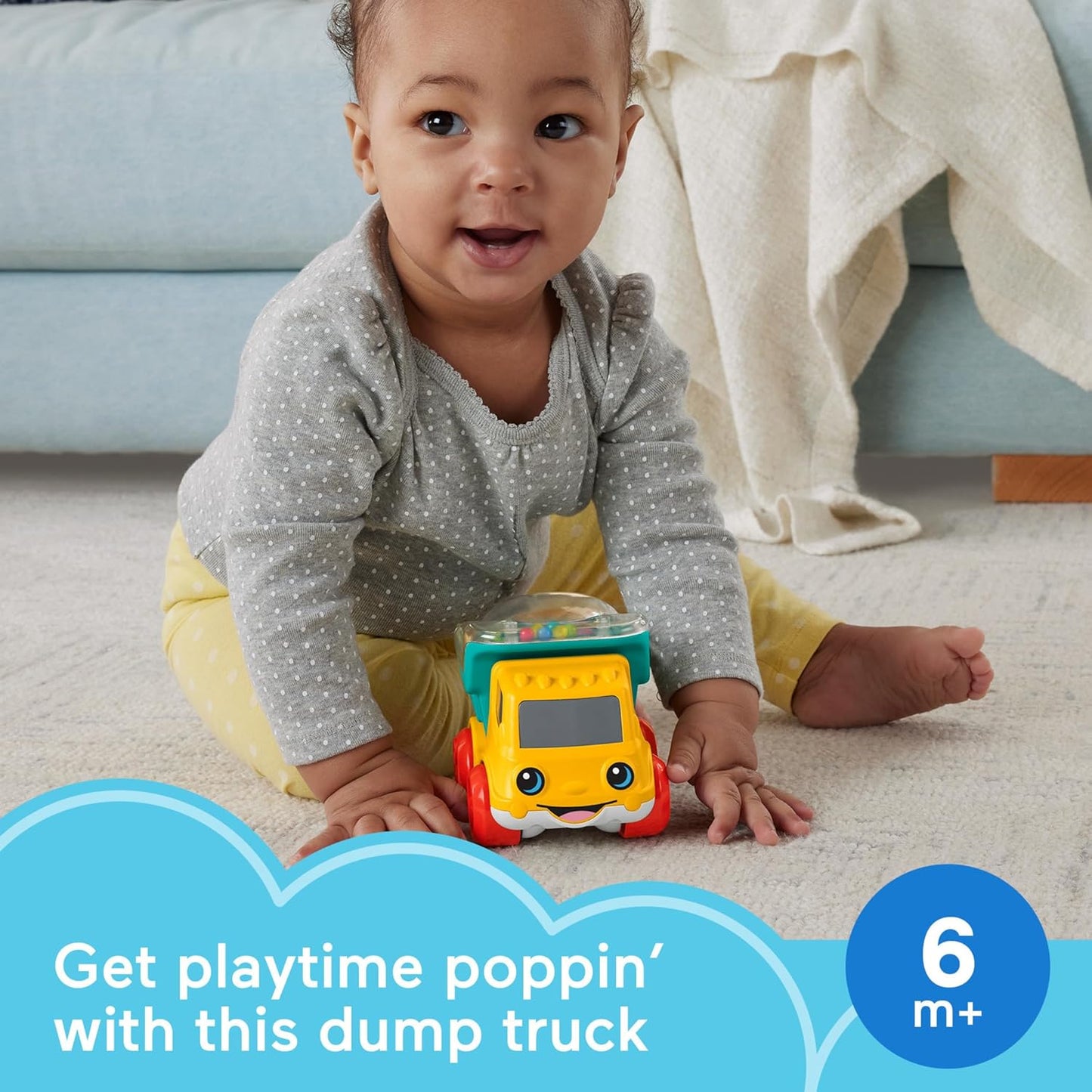 Fisher-Price - Poppity Pop Push Along - Dump Truck