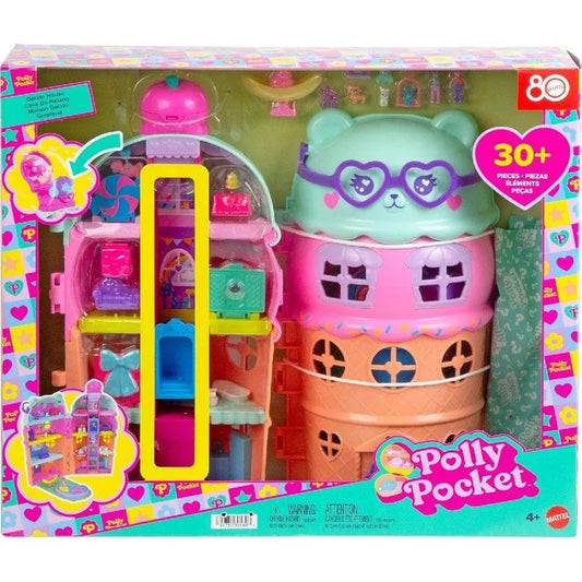 Polly Pocket - Micro Dolls & Large Gelato House Playset