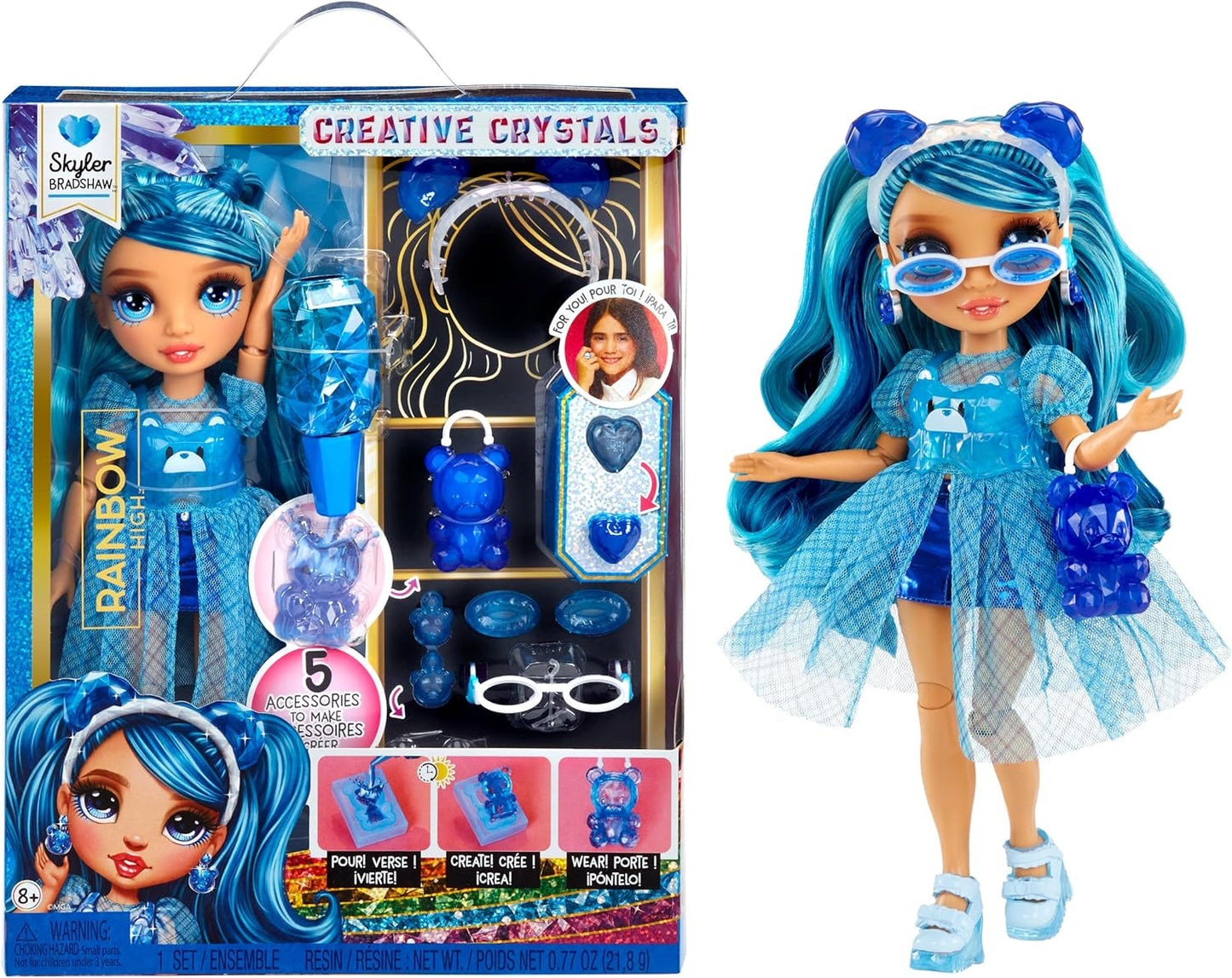 Rainbow High Crystal Fashion Doll - Skyler Bradshaw