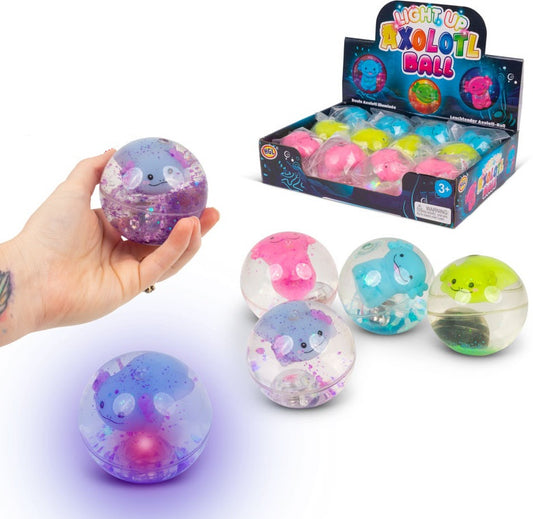 Light Up Axolotl Ball