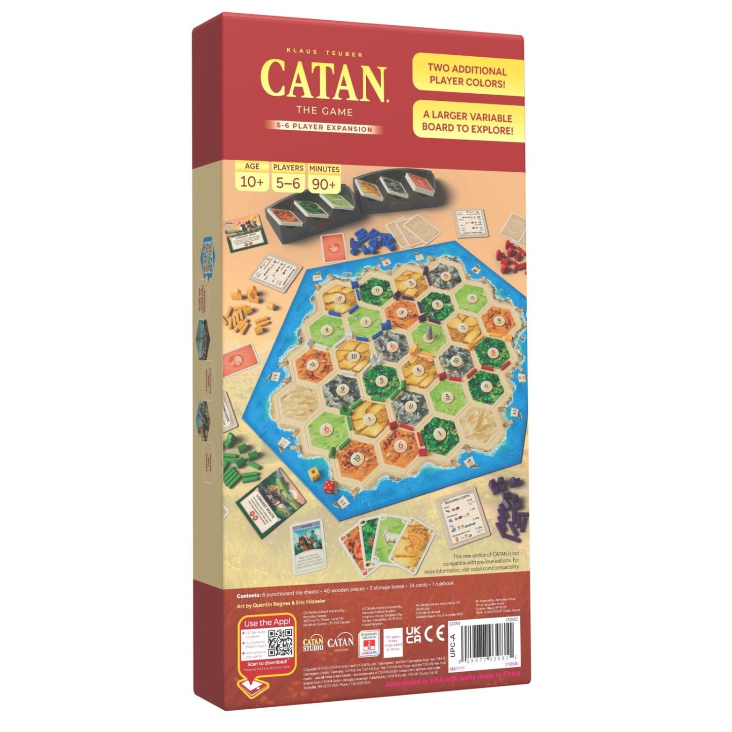 Catan - 5-6 Player Board Game Expansion (6th Edition)