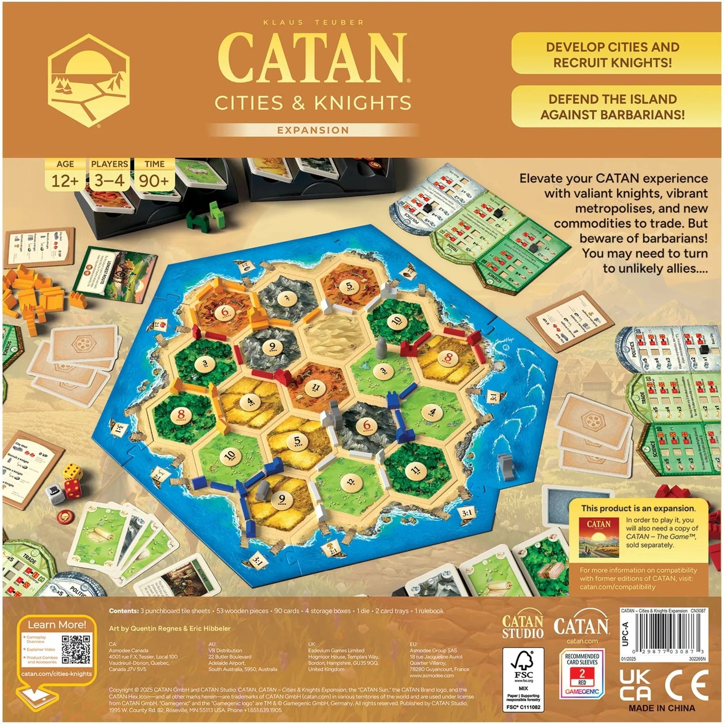Catan Cities and Knights Expansion