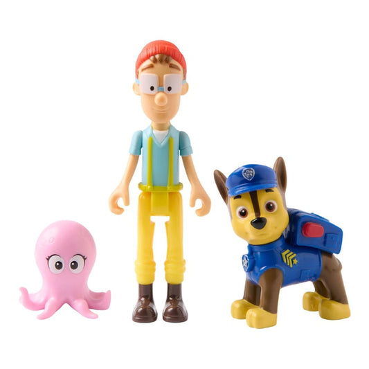 Paw Patrol - Story Figure Pack - Chase & Cap'n Turbot