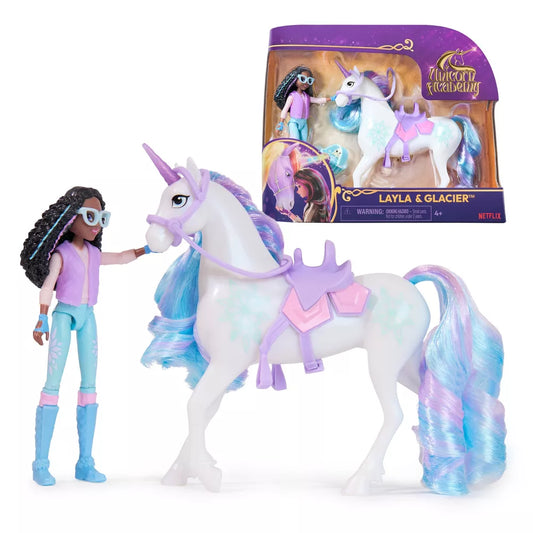 Unicorn Academy - Layla & Glacier Set