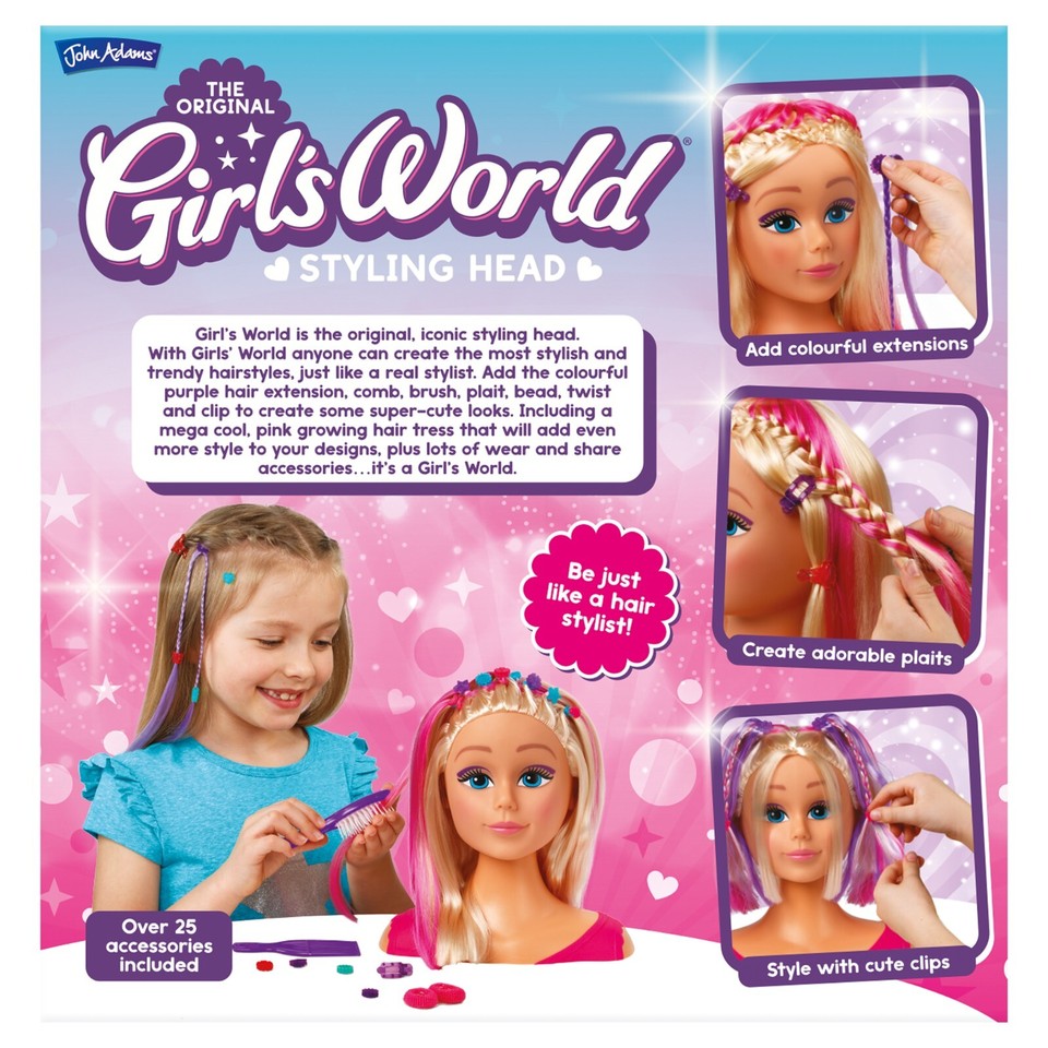 Girls Word - Styling Head New