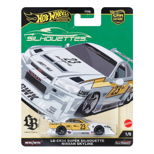 Hot Wheels Premium - Silhouettes - Nissan Skyline LB-ER34
