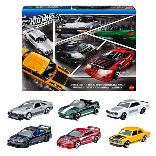 Hot Wheels - Silver Series - Japanese Street Racing Set