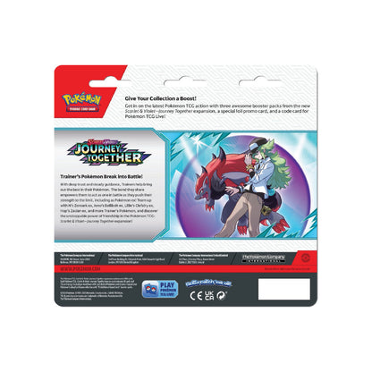 Pokemon - Scarlet & Violet - Journey Together 3 Pack & Foil Card