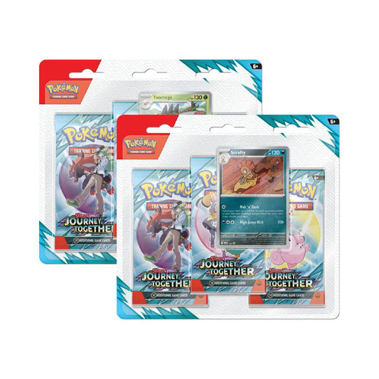 Pokemon - Scarlet & Violet - Journey Together 3 Pack & Foil Card