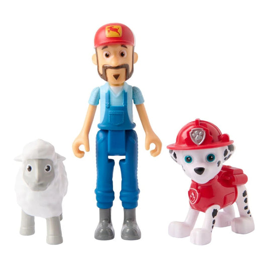 Paw Patrol - Story Figure Pack - Marshall & Farmer Al