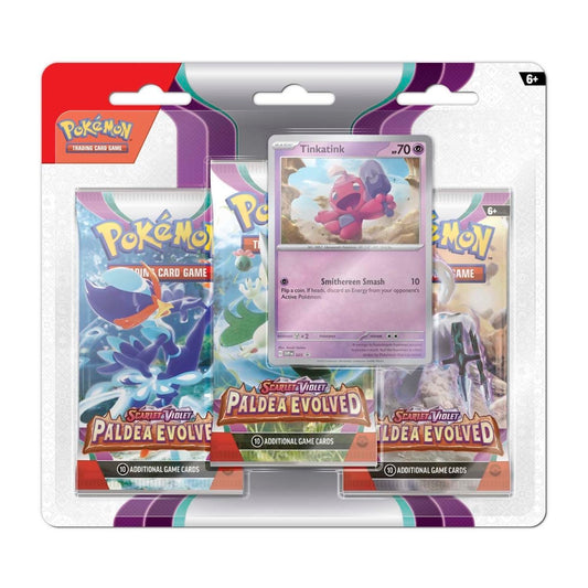 Pokemon - Scarlet & Violet - Paldea Evolved 3 Booster Packs