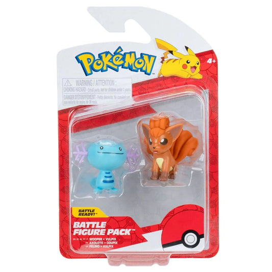Pokemon Battle Figures - Vulpix & Wooper