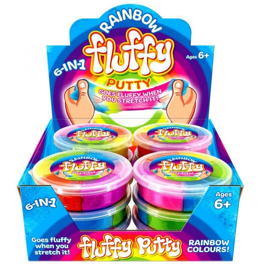 Fluffy Rainbow Putty