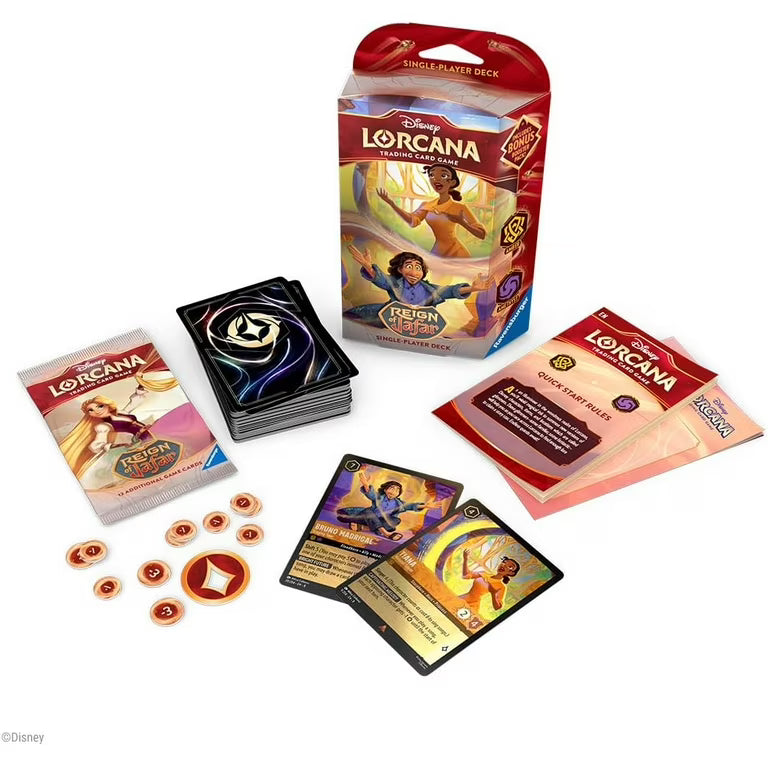 Disney Lorcana - Reign of Jafar - Amber & Amethyst - Single Player Deck