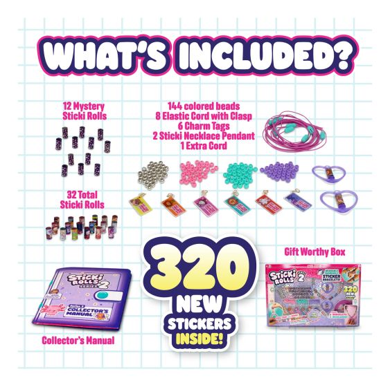 Sticki Rolls - Sticker Jewellery Making Set