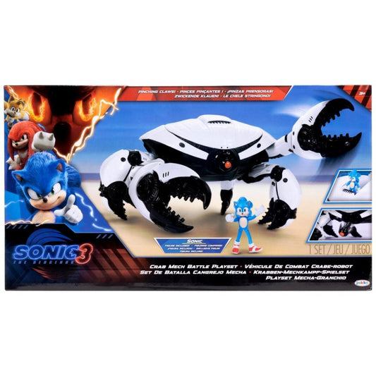 Sonic 3 Movie - Crab Mech Feature Play Set
