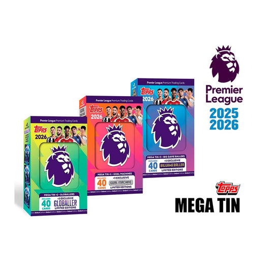Topps Premier League 2026 - Mega Tin Trading Cards